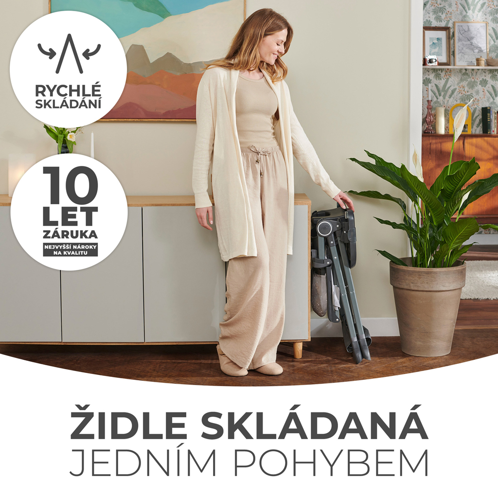 KINDERKRAFT Etetőszék Foldee Zöld termék 2. képe