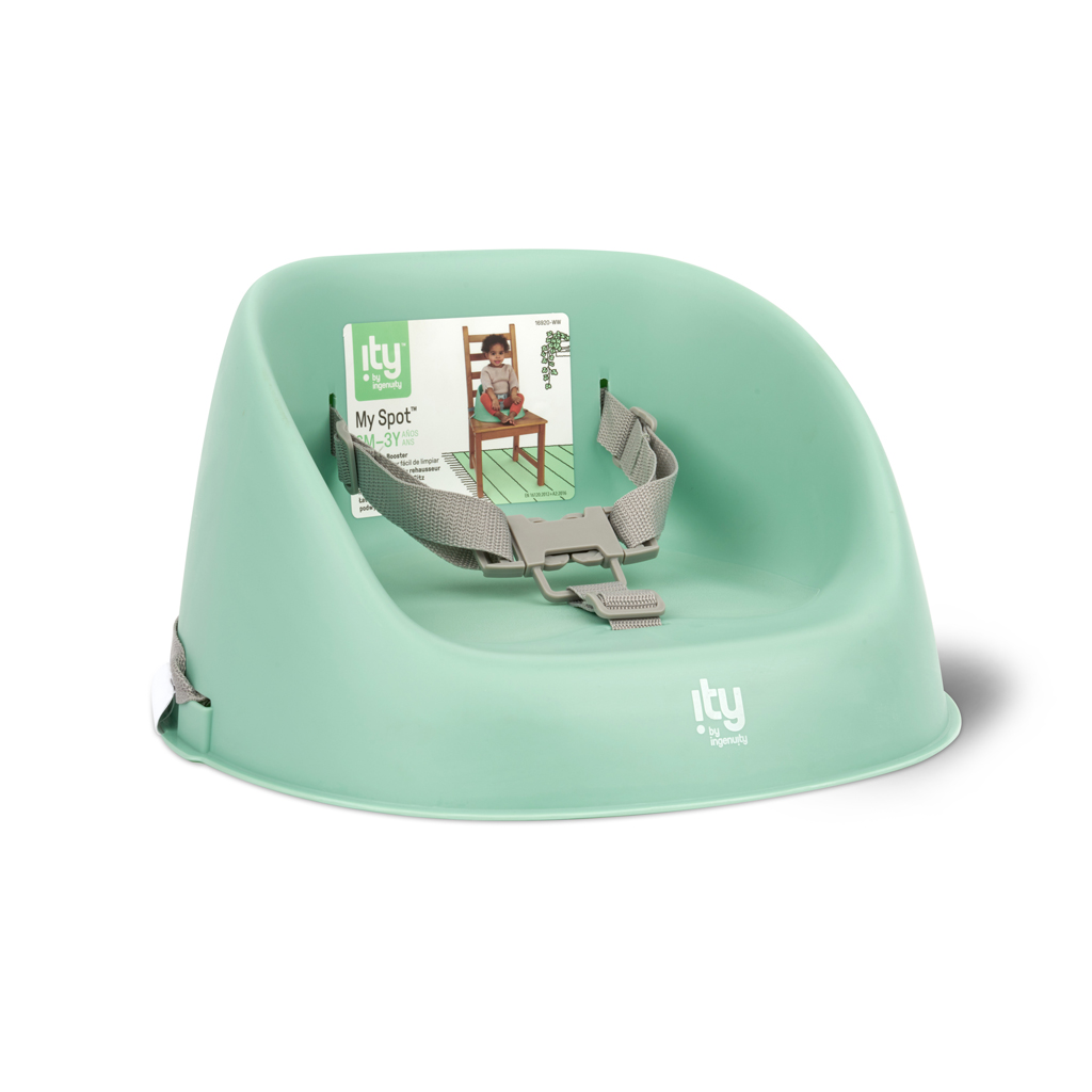 INGENUITY Ülésmagasító étkezőszékre Easy Clean Booster Green 15 kg-ig termék 2. képe