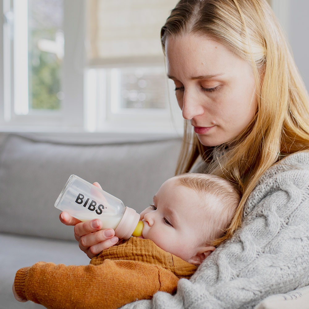 BIBS Üveg cumisüveg 225 ml, Blush termék 2. képe