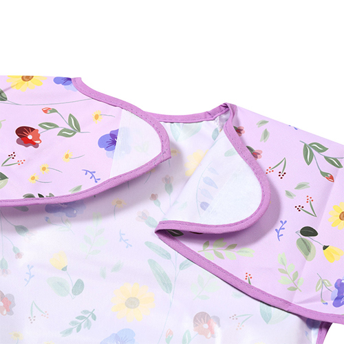BABYONO Hosszú ujjú előke Garden 35 x 52cm, 6h+ termék 2. képe