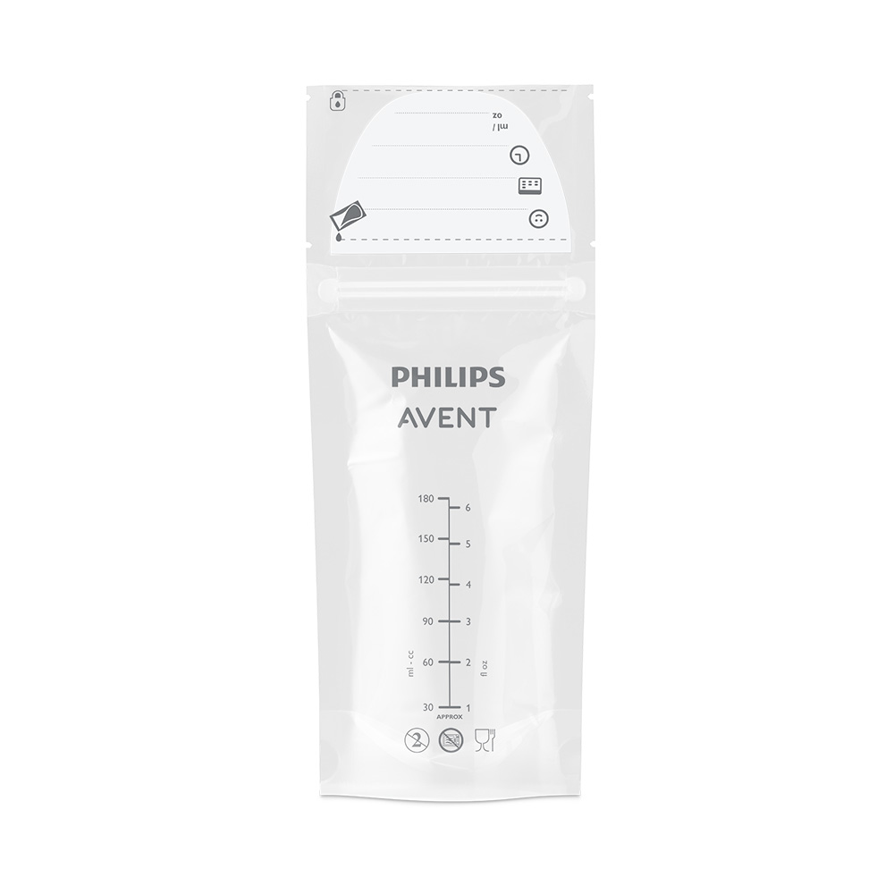 Philips AVENT Anyatej tároló zacskók 180 ml, 25 db termék 2. képe