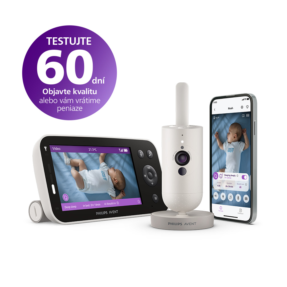 Philips AVENT Okos Prémium Babafigyelő sírásfordítással, alvás- és légzésfigyeléssel SCD971 termék 2. képe