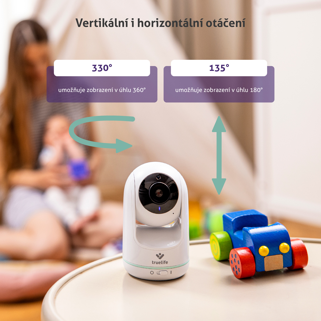 TRUELIFE digitális bébiőr 360° NannyCam R5 termék 2. képe