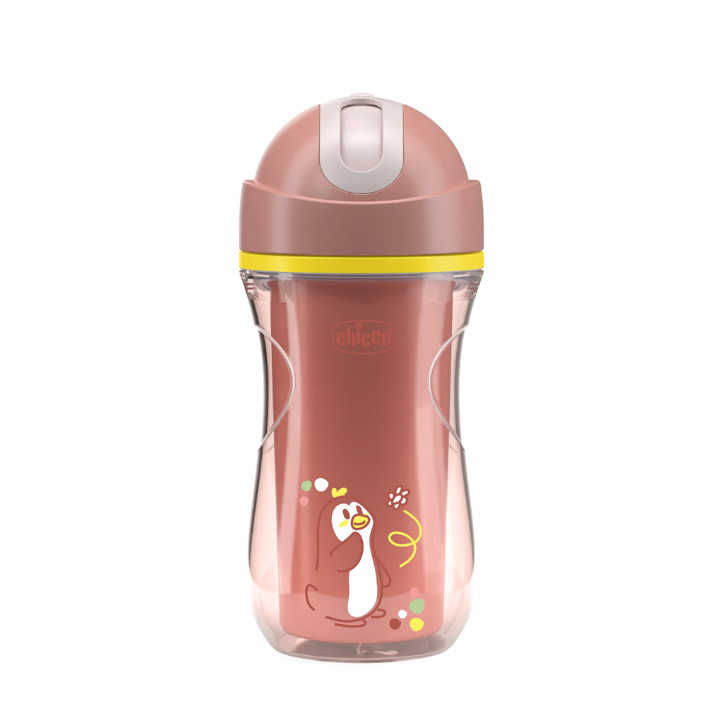 CHICCO Sport pohár szívószállal rózsaszín, 14m+ termék 2. képe
