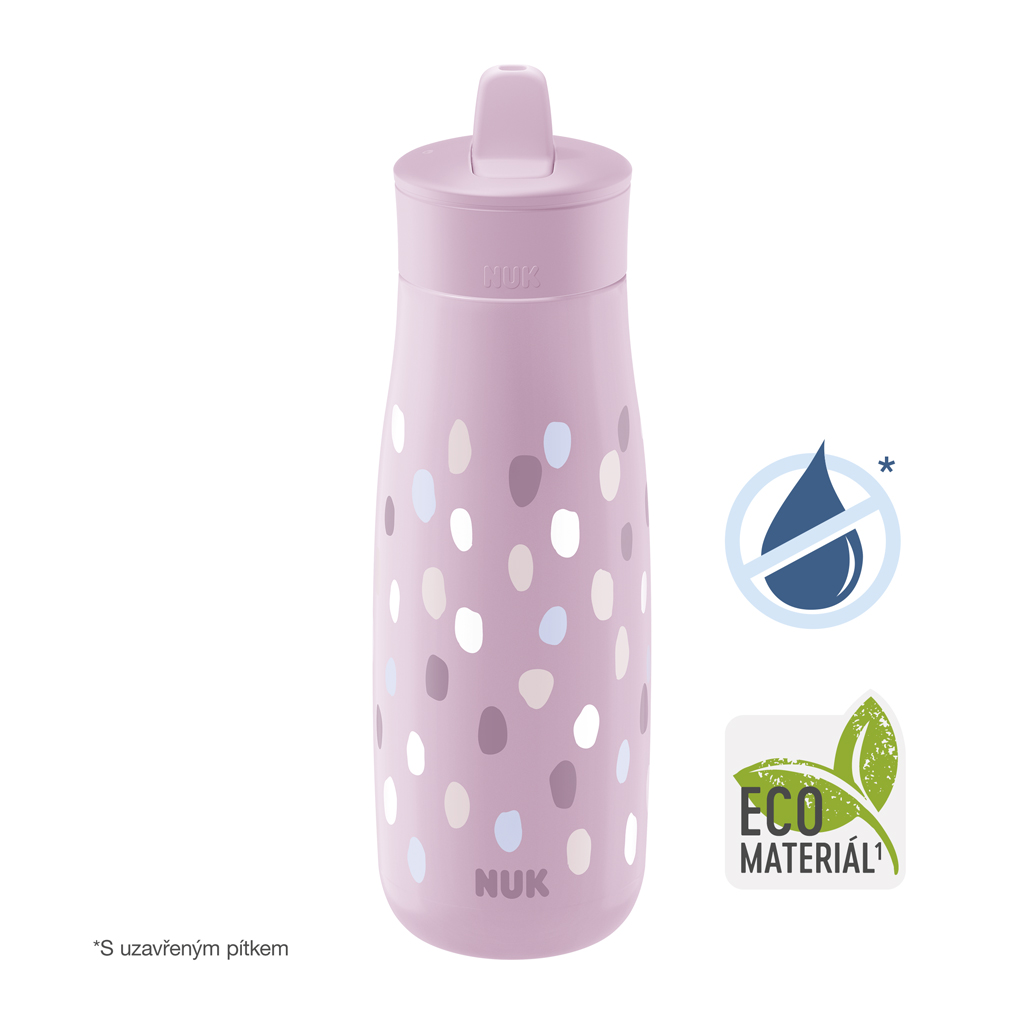 NUK Mini-Me Flip cumisüveg - rózsaszín 450ml, 12m+ termék 2. képe