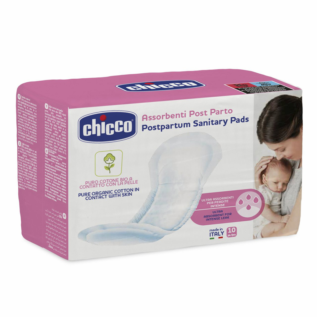 CHICCO Szülés utáni betétek 100% organikus pamut 10 db termék 2. képe