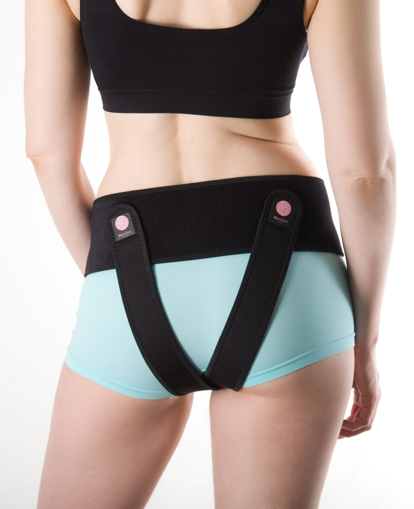 MOMCARE Terhességi és szülés utáni támogató öv a medencei fájdalmak enyhítésére, méret L-XL termék 2. képe