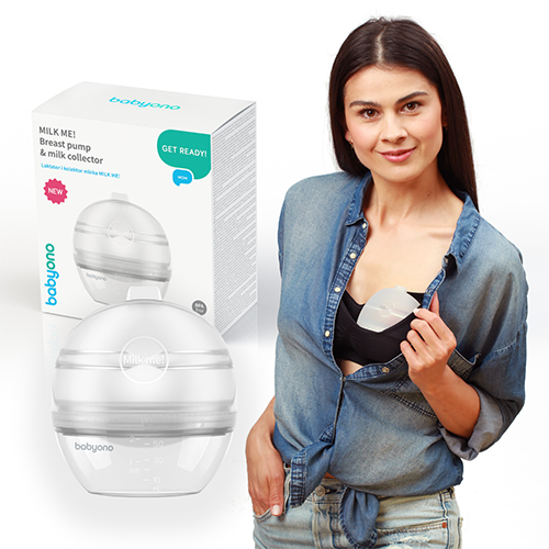 BABYONO Mellszívó és anyatejgyűjtő Milk Me 2in1 termék 2. képe