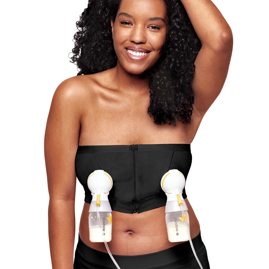 MEDELA Hands-free™ könnyű fejéshez való öv - fekete L termék 2. képe