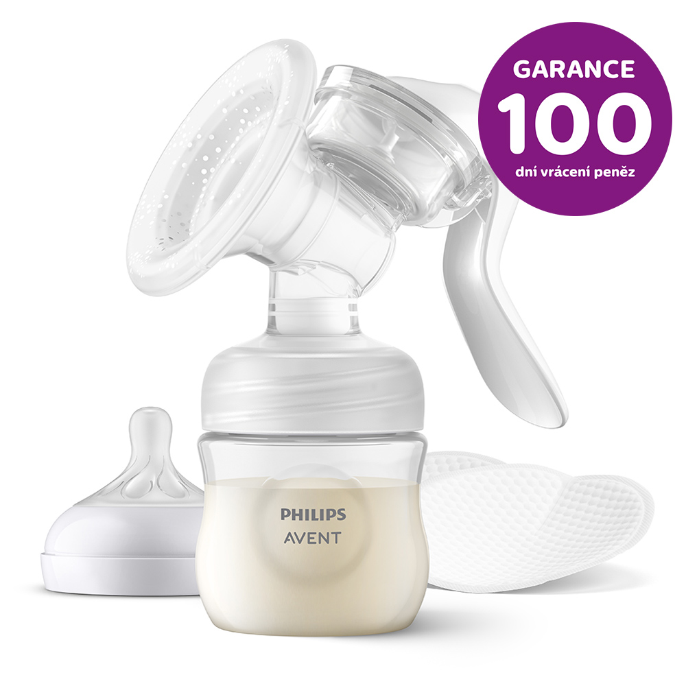 Philips AVENT Kézi mellszívó + Egyszer használatos melltartóbetét 100 db termék 2. képe
