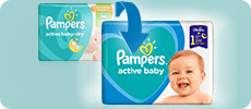Důvěrný pocit sucha od Pampers v modernizovaném balení.
