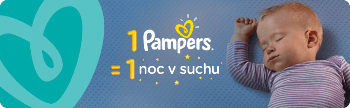 1 Pampers = 1 noc v suchu