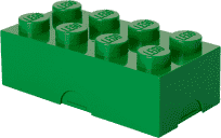 LEGO® Box na svačinu, tmavě zelená LEGO® Box na svačinu, tmavě zelená