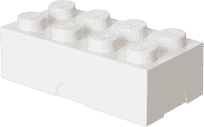 LEGO® Box na svačinu, bílá LEGO® Box na svačinu, bílá
