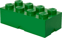 LEGO® Úložný box velikost 4 tmavě zelená LEGO® Úložný box velikost 4 tmavě zelená
