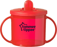 TOMMEE TIPPEE Hrnček dvojuché pre najmenších Basic-červená TOMMEE TIPPEE Hrnček dvojuché pre najmenších Basic-červená