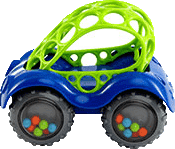 OBALL Hračka autíčko Rattle & Roll™, modré, 3m+ OBALL Hračka autíčko Rattle & Roll™, modré, 3m+