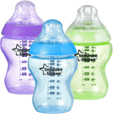 TOMMEE TIPPEE Kojenecká láhev C2N 260ml, 3ks 0m+ modrá,zelená,fialová TOMMEE TIPPEE Kojenecká láhev C2N 260ml, 3ks 0m+ modrá,zelená,fialová