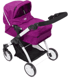 RÖMER Kočárek na panenky Smile 3v1 2016 – Cool berry RÖMER Kočárek na panenky Smile 3v1 2016 – Cool berry