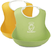 BABYBJÖRN Bryndáky měkké 2 ks – zelený/žlutý BABYBJÖRN Bryndáky měkké 2 ks – zelený/žlutý