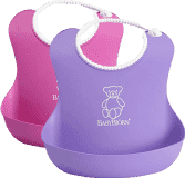 BABYBJÖRN Bryndáky měkké 2 ks – růžový/lila BABYBJÖRN Bryndáky měkké 2 ks – růžový/lila