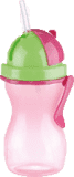 TESCOMA Dětská láhev s brčkem BAMBINI 300 ml - holka TESCOMA Dětská láhev s brčkem BAMBINI 300 ml - holka