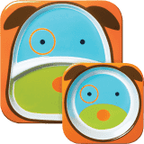 SKIP HOP Zoo Jídelní set melaminový Pejsek 6 m+ SKIP HOP Zoo Jídelní set melaminový Pejsek 6 m+