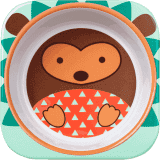 SKIP HOP Zoo Miska melaminová Ježek 6 m+ SKIP HOP Zoo Miska melaminová Ježek 6 m+