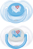 Philips AVENT Cumlík 0-6 m TEXT 2 ks chlapec Philips AVENT Cumlík 0-6 m TEXT 2 ks chlapec