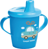 CANPOL BABIES Nevylévací hrníček TOYS – modrý (250 ml) CANPOL BABIES Nevylévací hrníček TOYS – modrý (250 ml)
