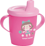 CANPOL BABIES Kubek niekapek Toys 250 ml (12m+) – różowy CANPOL BABIES Kubek niekapek Toys 250 ml (12m+) – różowy