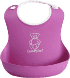 BABYBJÖRN Śliniaczek Soft - różowy BABYBJÖRN Śliniaczek Soft - różowy