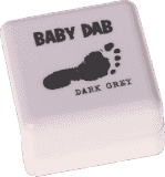 BABY DAB Farba na detské odtlačky - šedá BABY DAB Farba na detské odtlačky - šedá