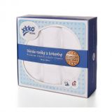 KIKKO Dětské osušky/pleny z biobavlny Staré časy 90x100 (3 ks) – bílé KIKKO Dětské osušky/pleny z biobavlny Staré časy 90x100 (3 ks) – bílé