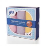 KIKKO Dětské osušky/pleny z biobavlny Staré časy 90x100 (3 ks) – pastels pro holky KIKKO Dětské osušky/pleny z biobavlny Staré časy 90x100 (3 ks) – pastels pro holky