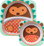 SKIP HOP Zoo Jídelní set melaminový Ježek 6 m+ SKIP HOP Zoo Jídelní set melaminový Ježek 6 m+
