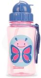 SKIP HOP Zoo Lahvička s brčkem 350 ml – Motýlek SKIP HOP Zoo Lahvička s brčkem 350 ml – Motýlek