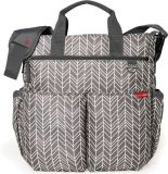 SKIP HOP Taška prebaľovacia Duo Signature grey feather SKIP HOP Taška prebaľovacia Duo Signature grey feather