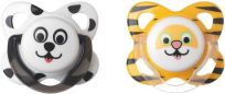 TOMMEE TIPPEE Cumlík s obrázkami, Orthodontic, latex, 2 ks 6-12m, žlto-biela TOMMEE TIPPEE Cumlík s obrázkami, Orthodontic, latex, 2 ks 6-12m, žlto-biela