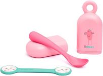 SUAVINEX Set On the go Lžíce + Sponka na bryndák + Krabička (+4m) Booo – růžový SUAVINEX Set On the go Lžíce + Sponka na bryndák + Krabička (+4m) Booo – růžový