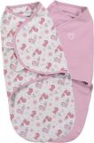 SUMMER INFANT Zavinovačka SwaddleMe S růžová/ptáčci 2ks SUMMER INFANT Zavinovačka SwaddleMe S růžová/ptáčci 2ks