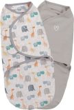 SUMMER INFANT Zavinovačka SwaddleMe S džungle/šedá 2ks SUMMER INFANT Zavinovačka SwaddleMe S džungle/šedá 2ks