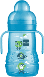 MAM Fľaša TRAINER 220ml, 4+ mesiacov - modrá - náhodný motív MAM Fľaša TRAINER 220ml, 4+ mesiacov - modrá - náhodný motív