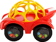 OBALL Hračka autíčko Rattle & Roll™, žluté, 3m+ OBALL Hračka autíčko Rattle & Roll™, žluté, 3m+