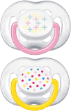 Philips AVENT Šidítko Sensitive Fantazie 6-18 m dívka, 2 ks Philips AVENT Šidítko Sensitive Fantazie 6-18 m dívka, 2 ks