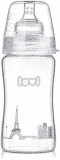 LOVI Butelka szklana 250 ml Diamond Glass - Retro boy LOVI Butelka szklana 250 ml Diamond Glass - Retro boy