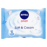 NIVEA Baby Soft&Cream 20 ks - vlhčené ubrousky