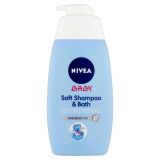 NIVEA Baby Šampón a pena do kúpeľa 2v1 500ml