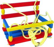 TEDDIES Huśtawka drewniana 38 x 30 cm – kolorowa TEDDIES Huśtawka drewniana 38 x 30 cm – kolorowa