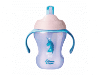 TOMMEE TIPPEE Netečúci hrnček so slamkou Explora Easy Drink 6m +, 230ml-dievča TOMMEE TIPPEE Netečúci hrnček so slamkou Explora Easy Drink 6m +, 230ml-dievča